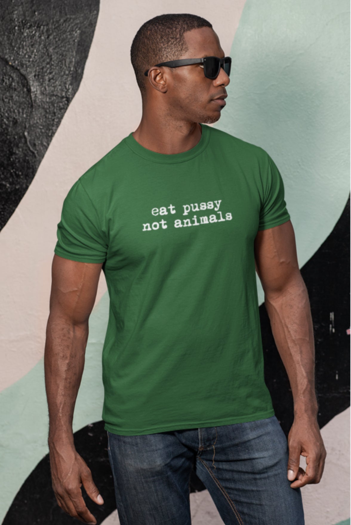 Eat Pussy not animals Tee- Explicit version