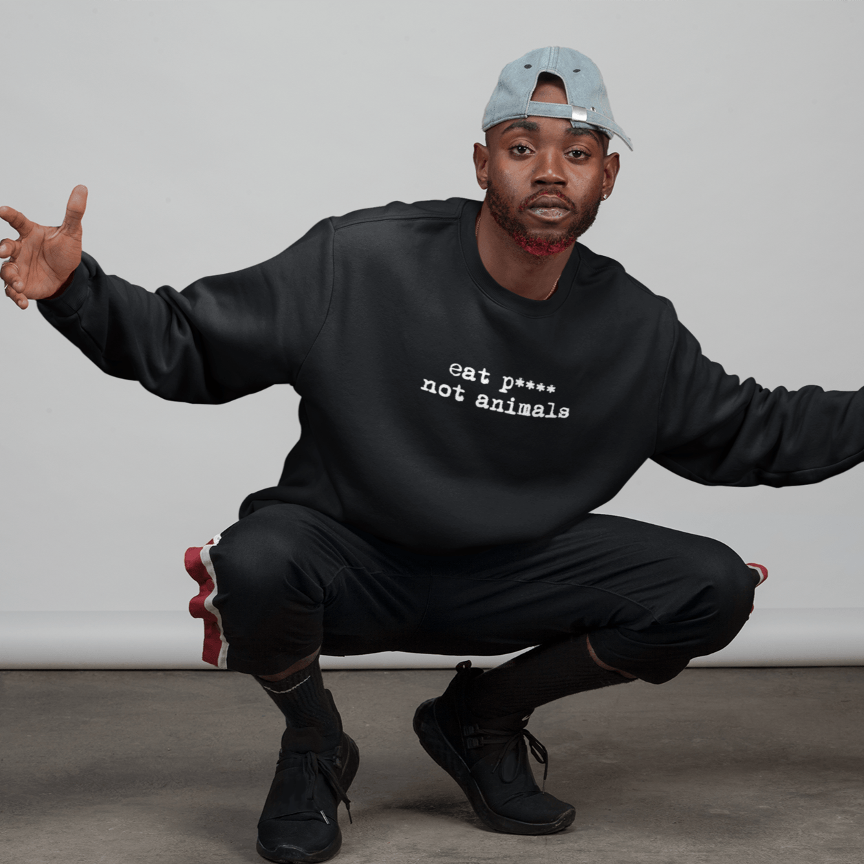 Eat P**** not animals Fleece Crewneck